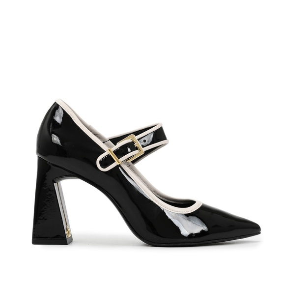 NWT Jorge Bischoff Black Patent Leather Mary Jane Pumps | BR Designer 🇧🇷 - Picture 5 of 9